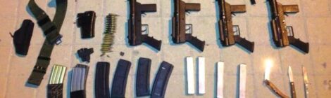 IDF recovers various weapons including improvised firearms in Nablus