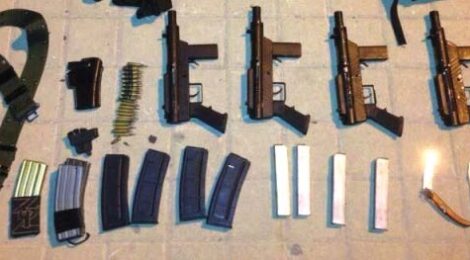 IDF recovers various weapons including improvised firearms in Nablus