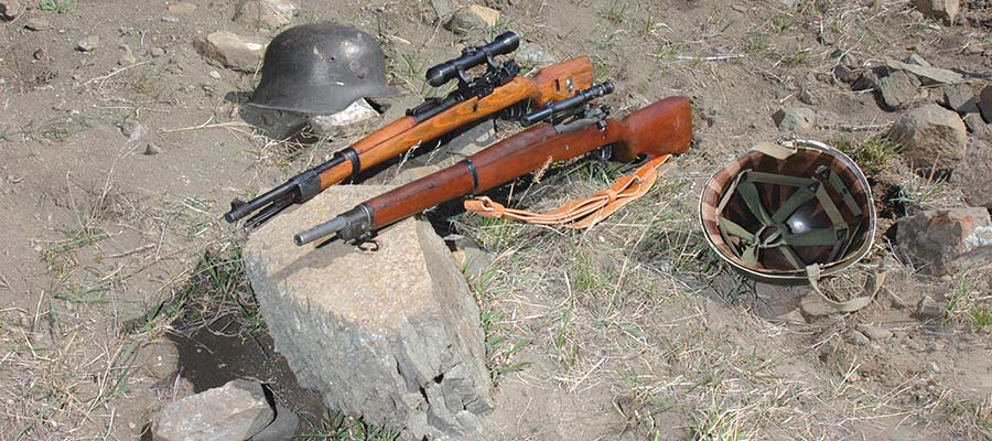 ww2 american sniper rifles