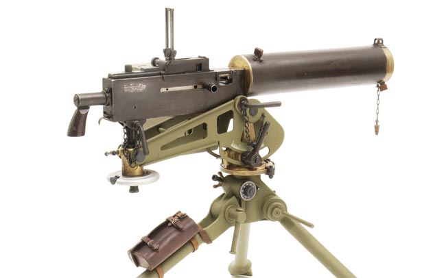 The Browning Model 1917 Water Cooled Machine Gun Small Arms Defense