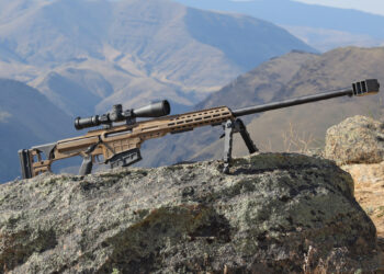 Barrett’s MRADELR; the MRAD Extreme Long-Range rifle, in its natural environment, a place with extreme long ranges. (Barrett Firearms)